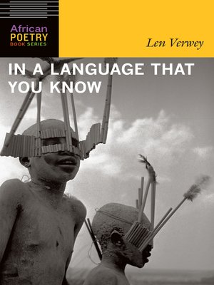 cover image of In a Language That You Know